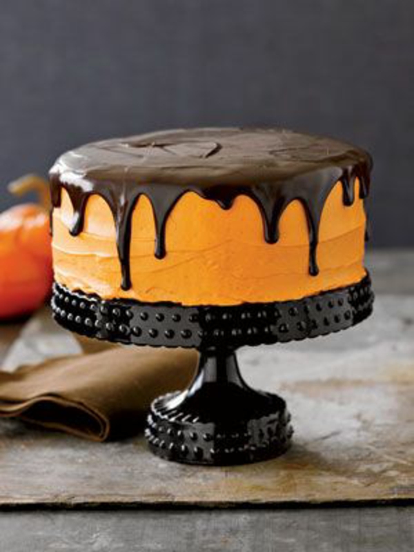 halloween gebäck torte kuchen kürbisse schokolade