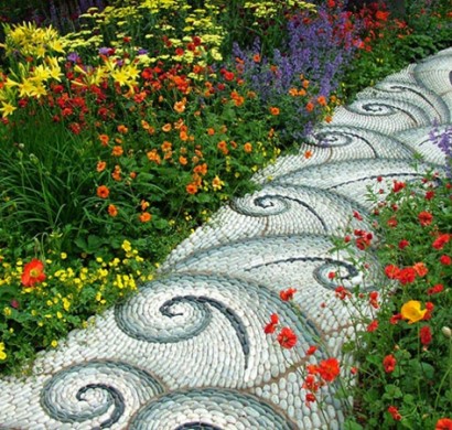 15 magische Kieswege, die wie Flüsse fließen