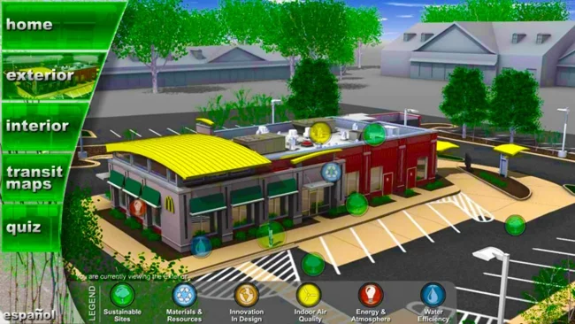 nachhaltigkeit architektur McDonalds nachhaltiges bauen grüne architektur
