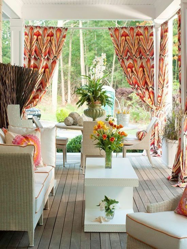 terrassengestaltung veranda outdoor möbel 