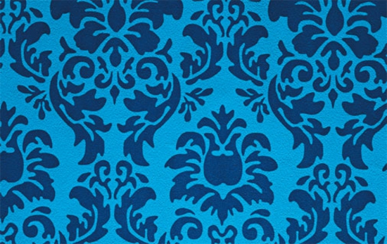 wandtapeten farbe muster blau dekorative tapeten wandgestaltung ideen