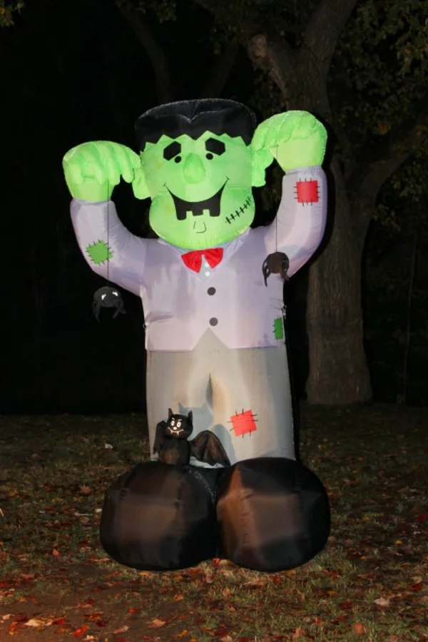 Aufblasbare werbemittel zu Halloween monster grün