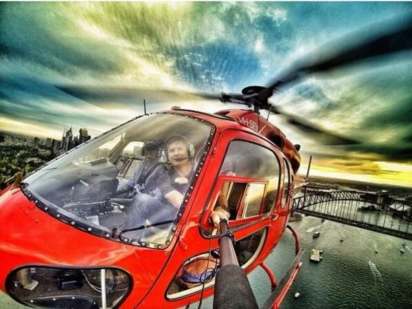 Selfies bilder von sich selbst extrem fliegen