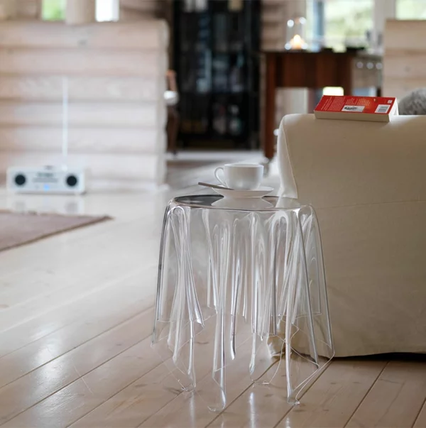 Designer transparent Tische couchtische esstische beistelltisch