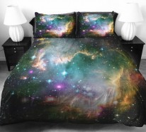 Galaxy Bettwäsche und Bettlaken lassen Sie unter Sternen schlafen