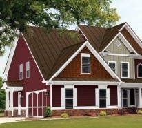 Hausanstrich Farbe – wäre eine rote Hausfassade etwas für Sie?