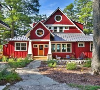 Hausanstrich Farbe – wäre eine rote Hausfassade etwas für Sie?