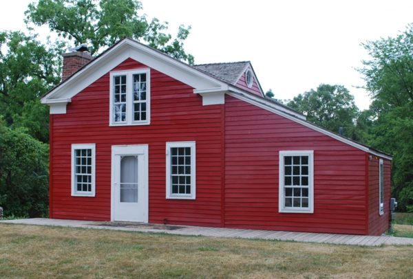  Hausanstrich Farbe rot hausfassaden farben rot weiß