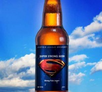 Coole Bierflaschen Etiketten von Superhelden