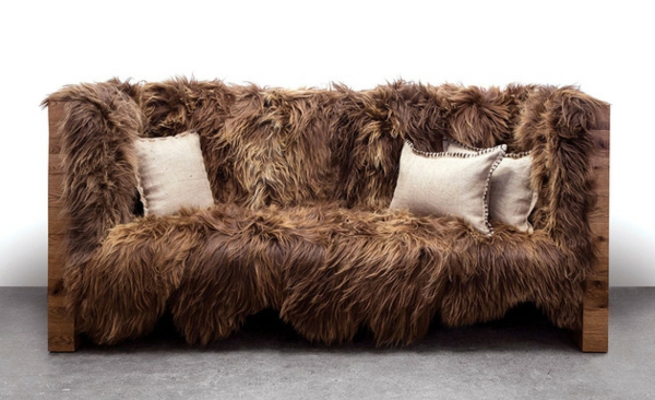 designermöbel sofa wolle eiche