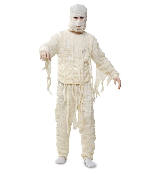halloween kostüme männer ideen diy weiße mumie