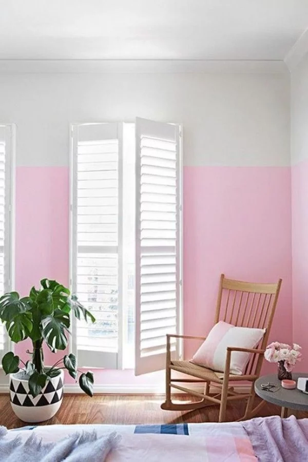 schlafzimmer wandfarbe rosa romantisches schlafzimmer gestalten