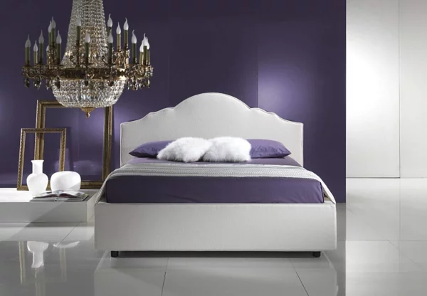 schlafzimmer wandfarbe trendfarbe 2014 königliches lila