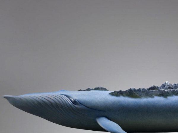 walfisch erde welt tier-skulpturen ideen künstler blau ozean