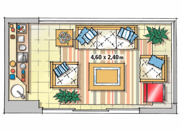 terrassengestaltung ideen privates cafe zu hause wohnplan