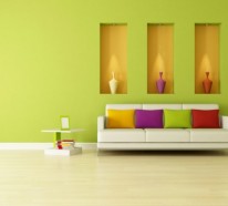 Wandfarben Wohnzimmer – welche Farbtöne kommen in die engere Wahl?