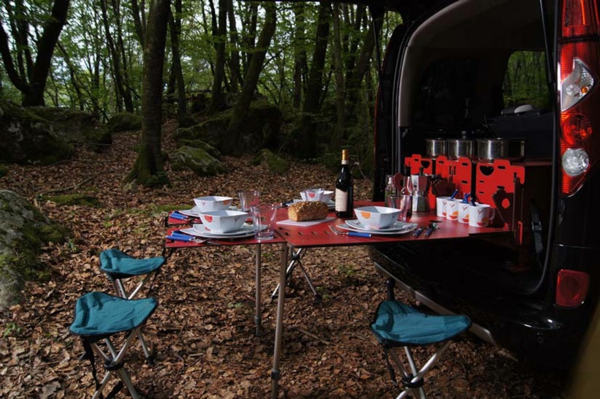 Camping klappbare stühle Zelte Swiss Room Box mahlzeit natur