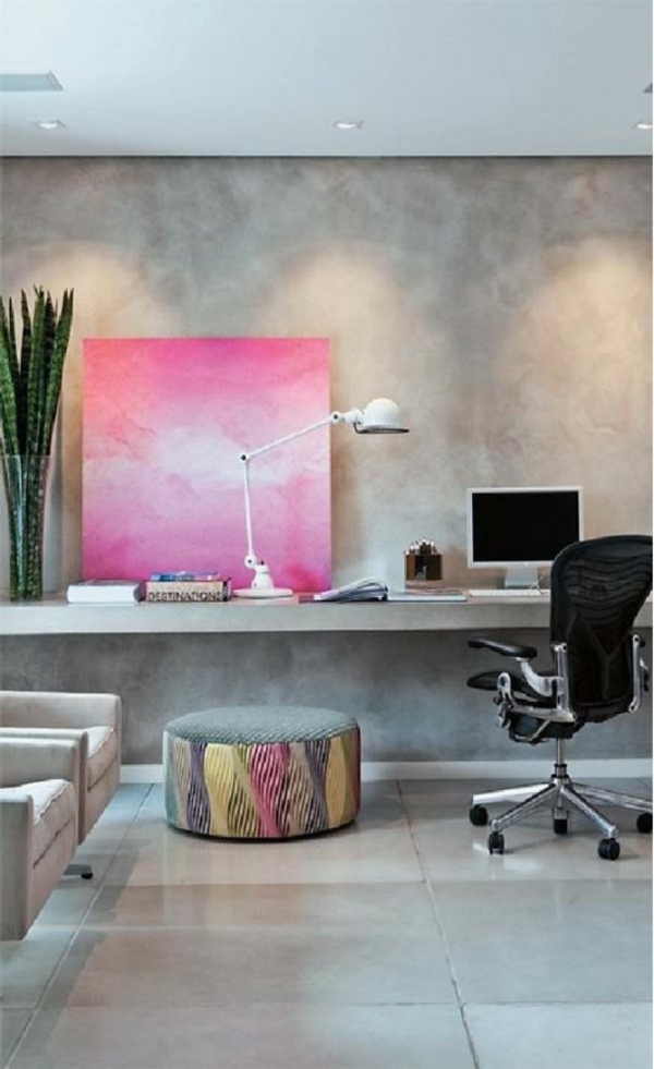 rauch farben Büromöbel ergonomisch rosa komplettset leinwand