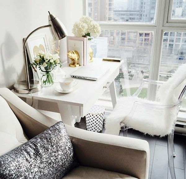 Designer Büromöbel ergonomisch weiß komplettset 