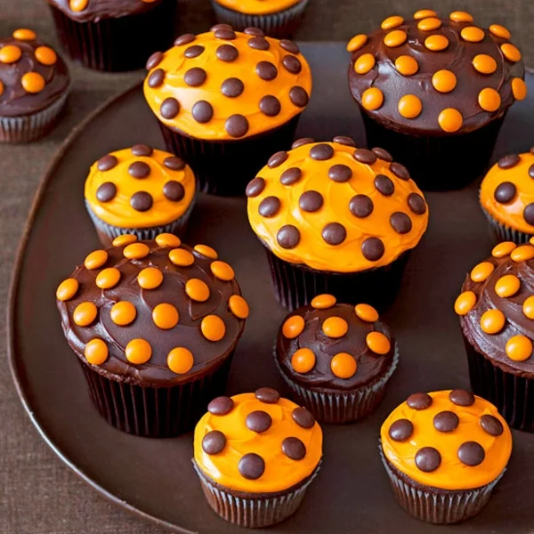 Grusel Muffins backen halloween gebäck cupcakes schokolade