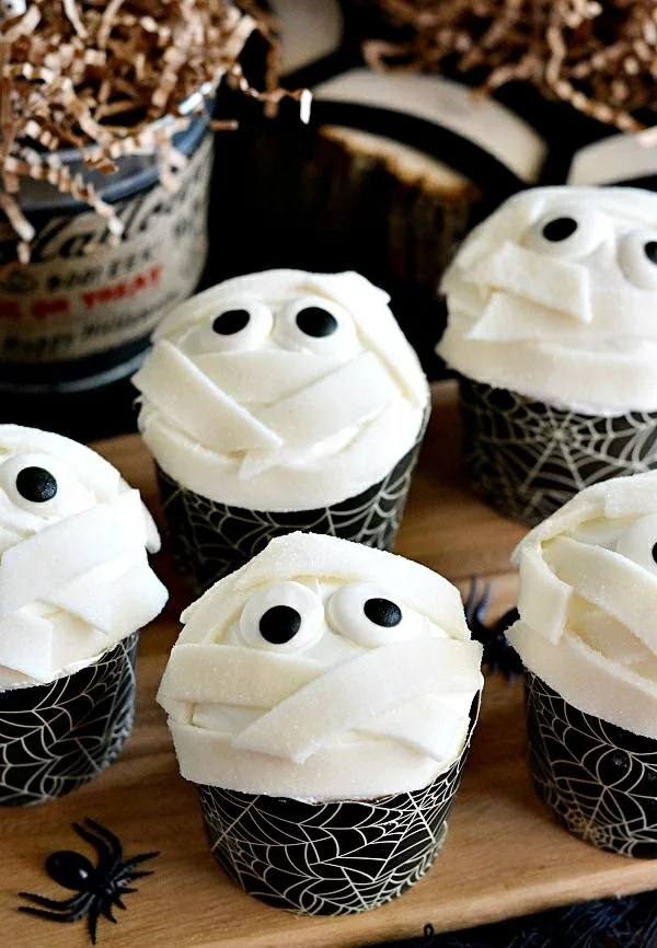 Grusel Muffins halloween backen Halloween Party cupcakes rezept