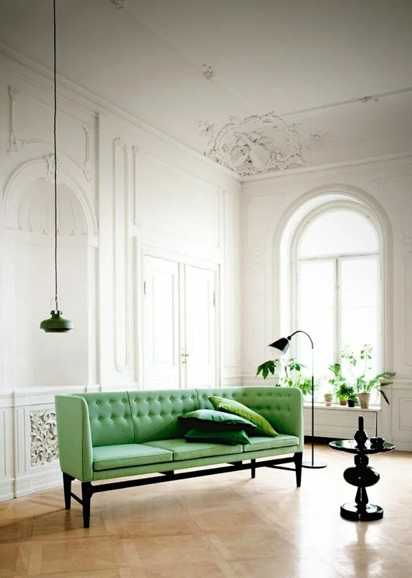 Grüne beistelltisch Sofas hängelampen wand