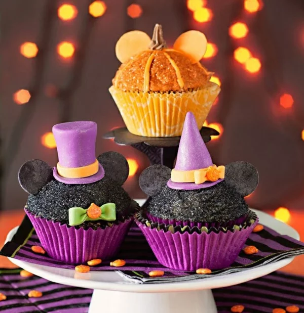 Halloween Party Rezepte Grusel Muffins backen