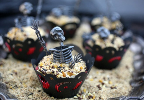 Halloween Party Rezepte Grusel Muffins halloween gebäck halloween nachtisch