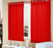35 rote Gardinen für königliche Eleganz in Ihrem Wohnzimmer