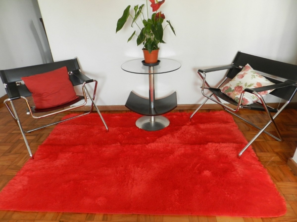 Rote Teppiche stühle weich