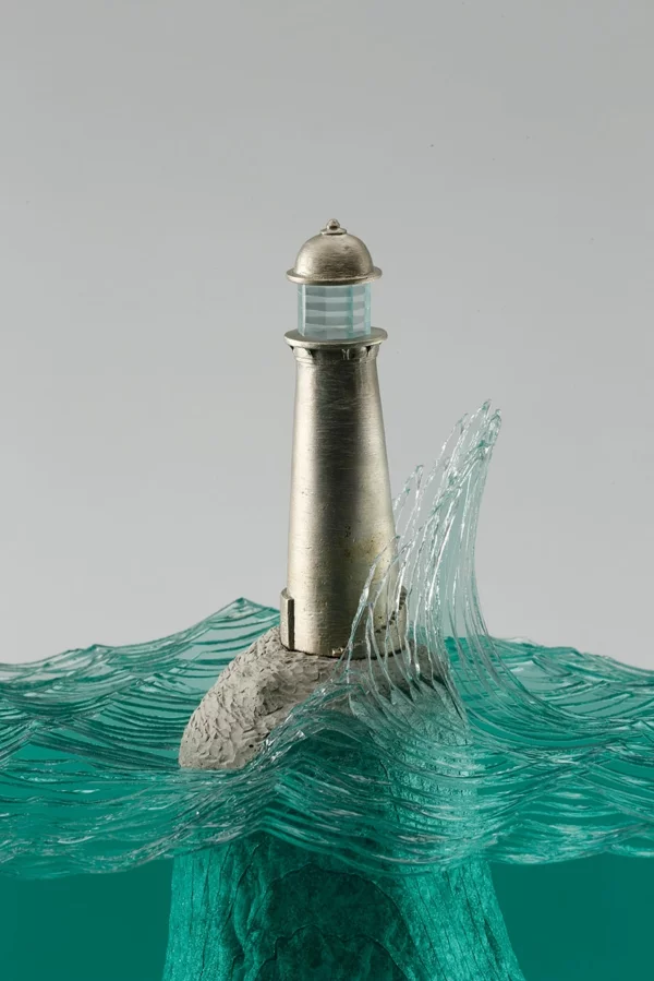 Skulpturen aus Glas meer ozean Leuchtturm
