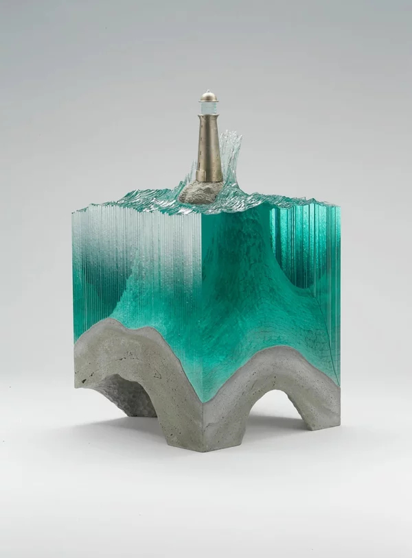 Skulpturen Glas meer ozean objekt einsam