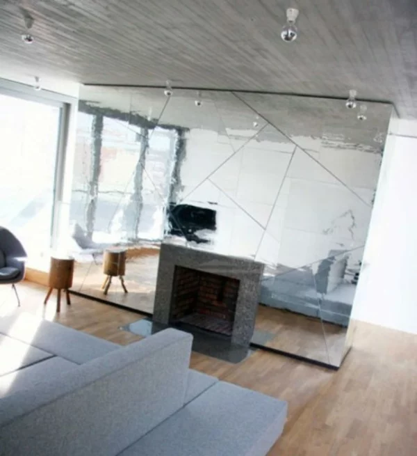Spiegelwand reflektieren raumteiler kaufen sofas möbel
