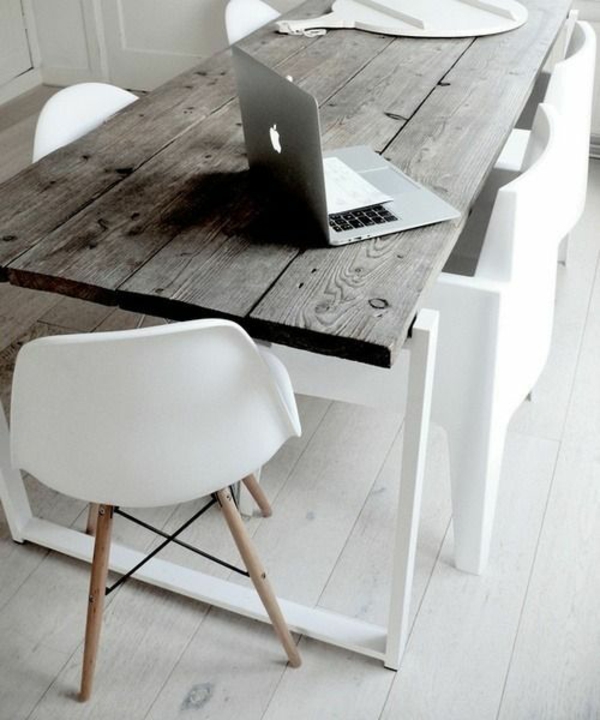 Stühle für Esstisch holz modern laptop