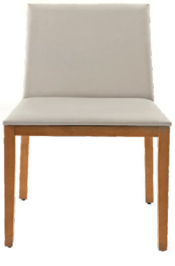 Stühle hell farben Esstisch holz modern polsterung