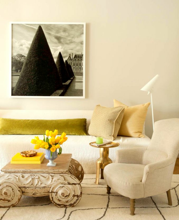 Teppich in Crème - Die Pastellfarben herrschen zu Hause