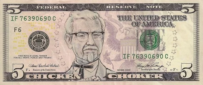 Us Dollar Banknoten us popkultur kfc