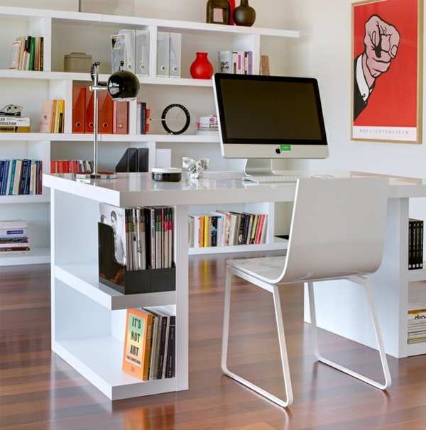 computertische pc tisch weiß büroeinrichtung moderne büromöbel