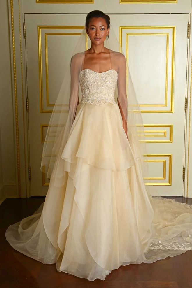 designer hochzeitskleider brautmode hochzeitskleid mit schleppe marchesa brautkleider 2014