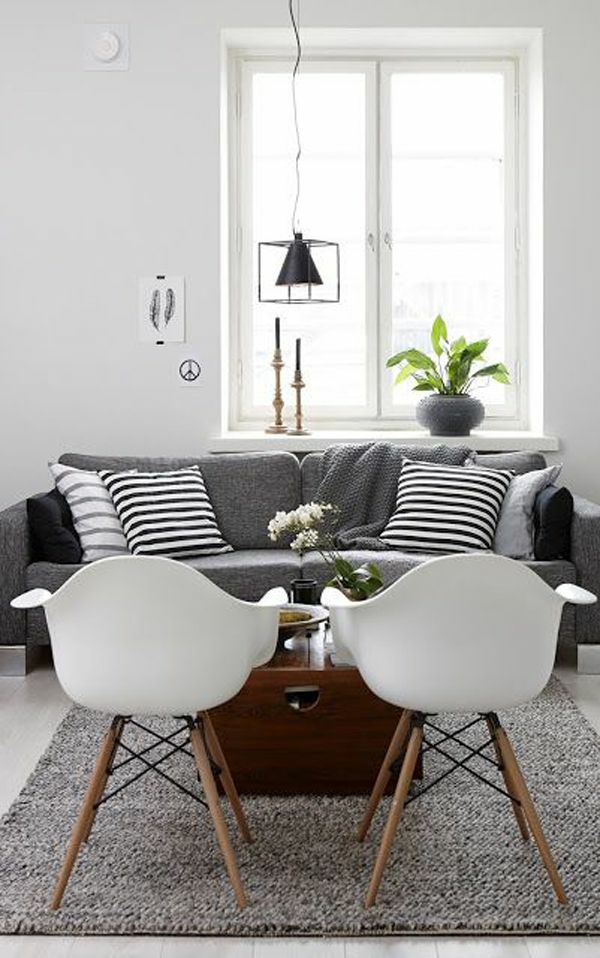einrichtungsideen wohnzimmer möbel´modern trendy akryl stühle