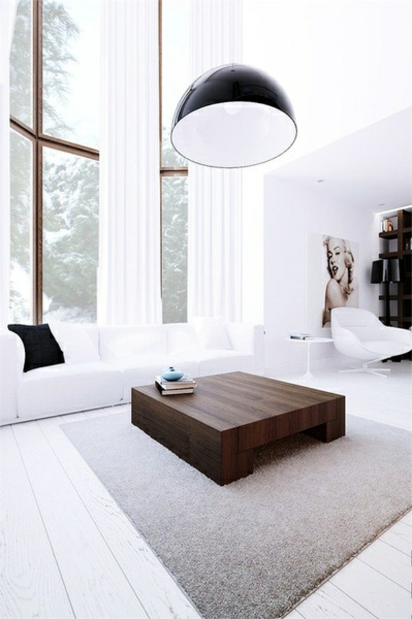 möbel wohnzimmer modern trendy minimalistisch