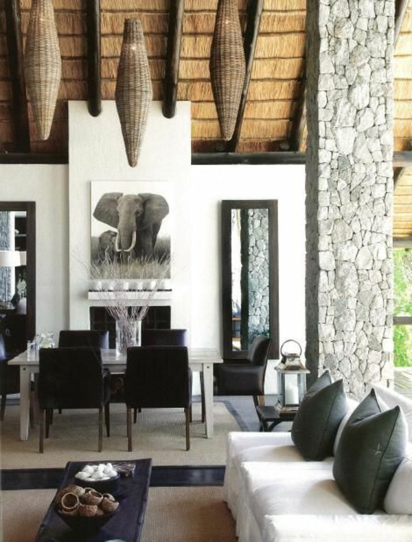 elefanten wohnzimmer möbel modern trendy offen
