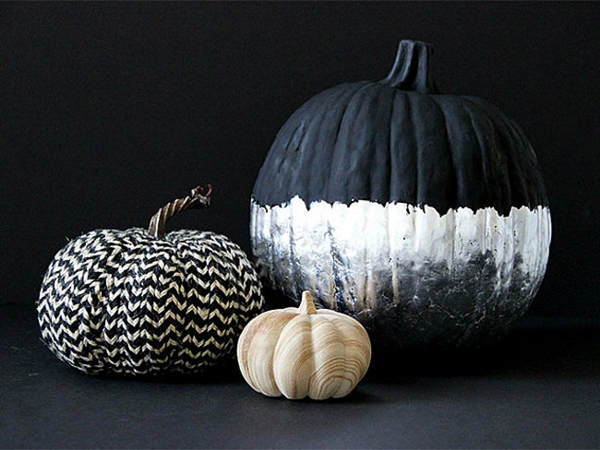 halloween dekoration schwarz weiß