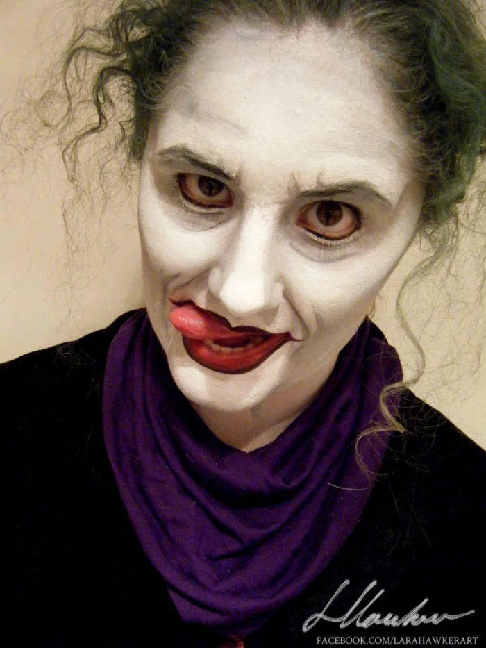 halloween gesicht schminken lara hawker makeup artis  halloween schminke