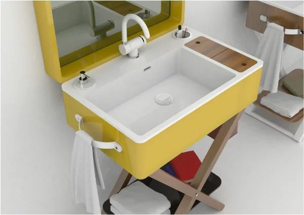 kleines bad ideen moderne badezimmer möbel waschbecken kompakt
