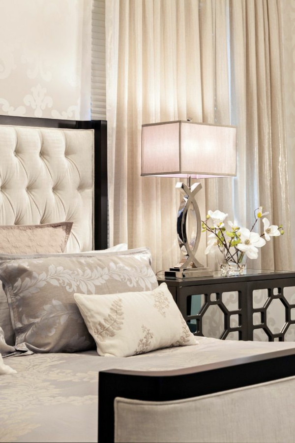 luxus schlafzimmer einrichten gardinen ideen moderne vorhänge