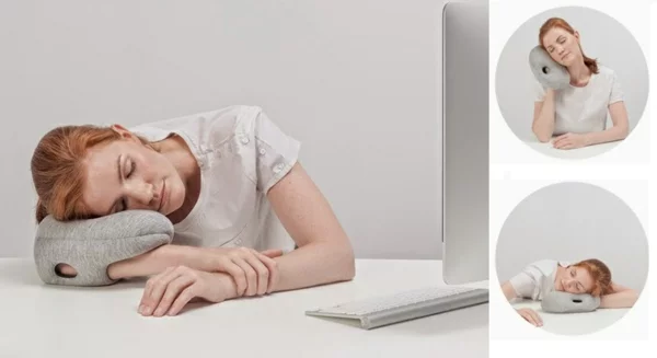 reisekissen designer kissen Ostrich Pillow Mini schlafen im büro