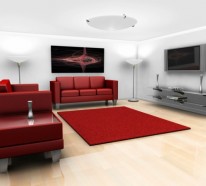 Rote Teppiche für etwas Glamour zu Hause