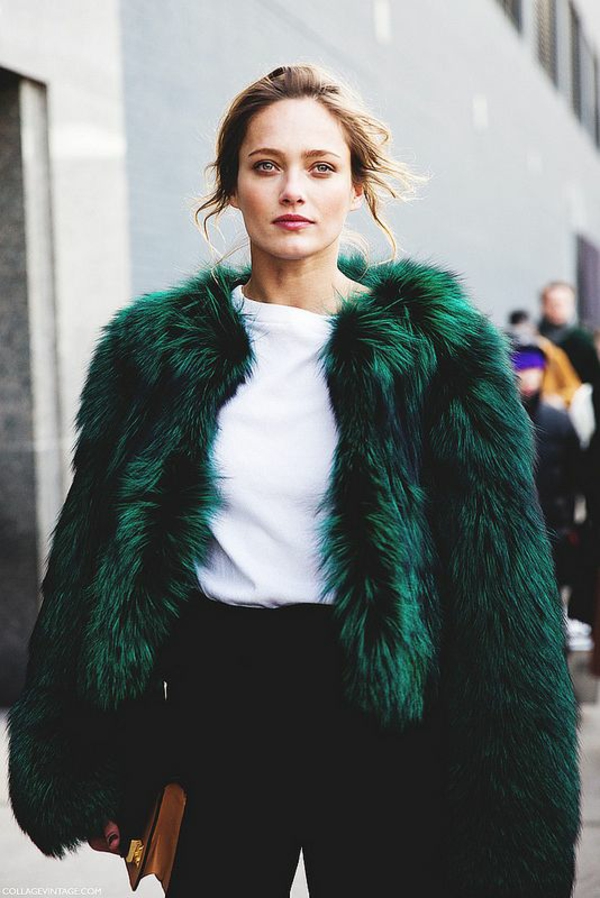 smaragdgrün modetrends herbst 2014 2015 trendfarben
