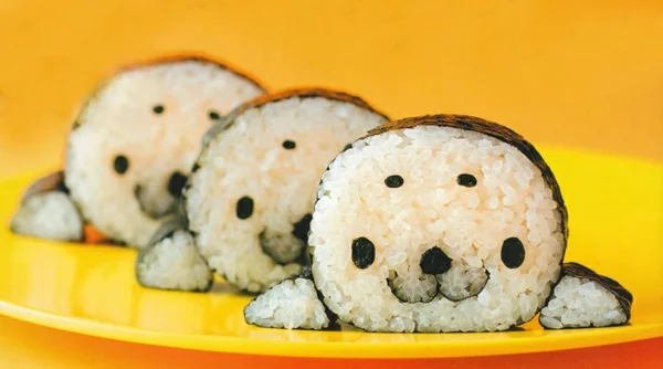 Gerissene Sushi selbst machen Arten seehunde